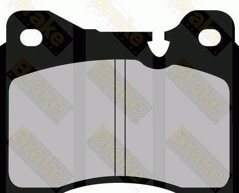 Brake Engineering PA284 - Тормозные колодки, дисковые, комплект www.autospares.lv