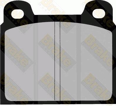 Brake Engineering PA233 - Bremžu uzliku kompl., Disku bremzes www.autospares.lv