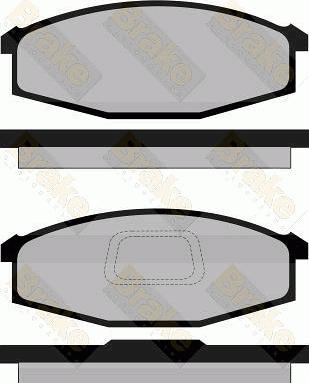 Textar 20863 16.5 0 5 - Bremžu uzliku kompl., Disku bremzes www.autospares.lv