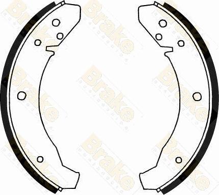 Brake Engineering SH1025 - Bremžu loku komplekts www.autospares.lv