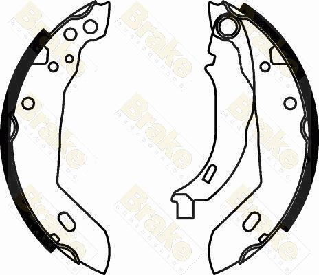 Brake Engineering SH1158 - Bremžu loku komplekts autospares.lv