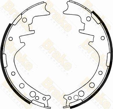 Brake Engineering SH1171 - Brake Shoe Set www.autospares.lv