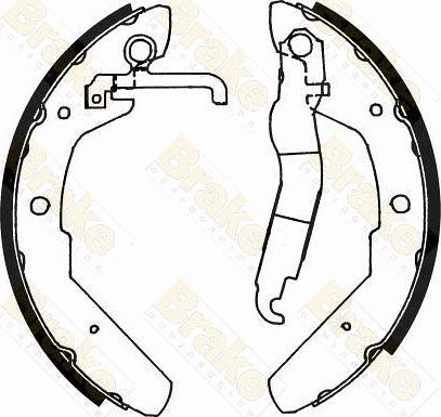 Brake Engineering SH1173 - Bremžu loku komplekts www.autospares.lv