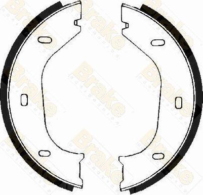 Brake Engineering SH1217 - Bremžu loku kompl., Stāvbremze www.autospares.lv