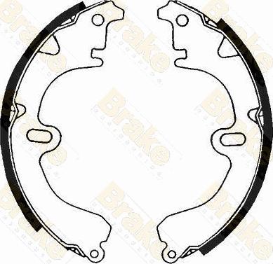 Brake Engineering SH1224 - Brake Shoe Set www.autospares.lv