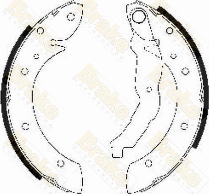 Brake Engineering SH2483 - Bremžu loku komplekts autospares.lv