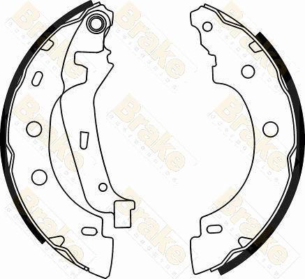 Brake Engineering SH2547 - Bremžu loku komplekts www.autospares.lv