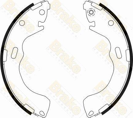 Brake Engineering SH2551 - Brake Shoe Set www.autospares.lv