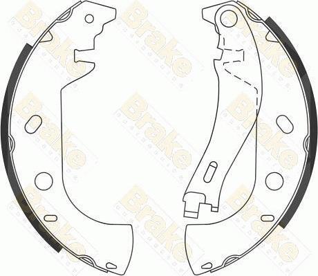 Brake Engineering SH2535 - Bremžu loku komplekts autospares.lv