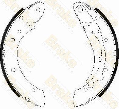 Brake Engineering SH2526 - Brake Shoe Set www.autospares.lv