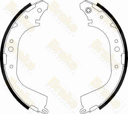 Brake Engineering SH2522 - Bremžu loku komplekts www.autospares.lv