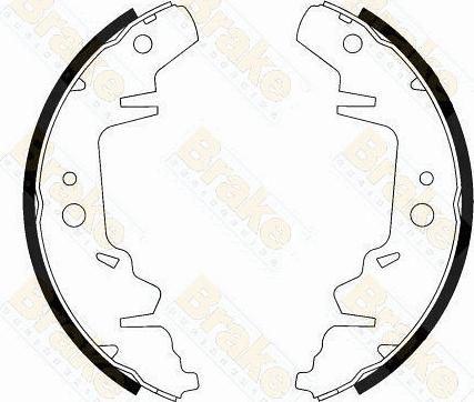 Brake Engineering SH2527 - Brake Shoe Set www.autospares.lv