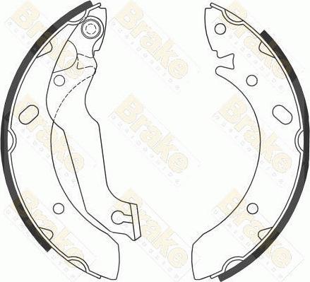 Brake Engineering SH2603 - Bremžu loku komplekts www.autospares.lv