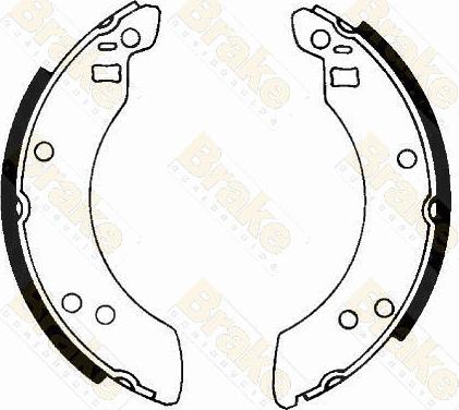 Brake Engineering SH2125 - Bremžu loku komplekts autospares.lv