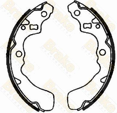 Brake Engineering SH2308 - Bremžu loku komplekts www.autospares.lv