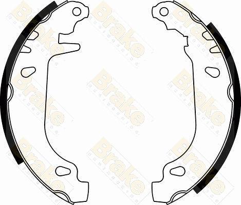 Brake Engineering SH2302 - Bremžu loku komplekts www.autospares.lv