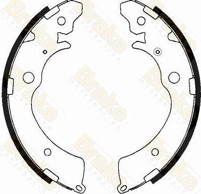 Brake Engineering SH2316 - Комплект тормозных колодок, барабанные www.autospares.lv