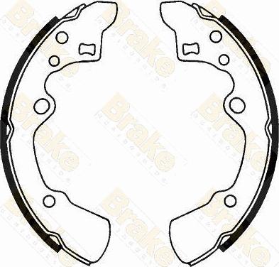 Brake Engineering SH2320 - Bremžu loku komplekts www.autospares.lv