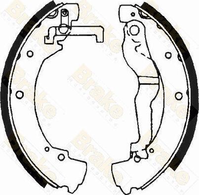 Brake Engineering SH2378 - Bremžu loku komplekts autospares.lv