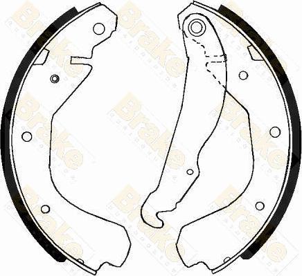 Brake Engineering SH2214 - Bremžu loku komplekts autospares.lv