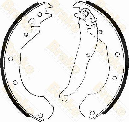 Brake Engineering SH2211 - Bremžu loku komplekts www.autospares.lv