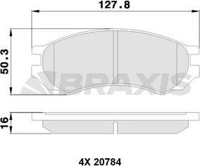 HELLA 8DB 355 005-451 - Bremžu uzliku kompl., Disku bremzes www.autospares.lv