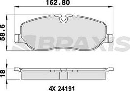 Valeo 302414 - Bremžu uzliku kompl., Disku bremzes www.autospares.lv