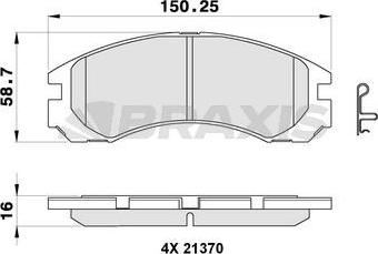 Lemförder 26183 - Bremžu uzliku kompl., Disku bremzes www.autospares.lv