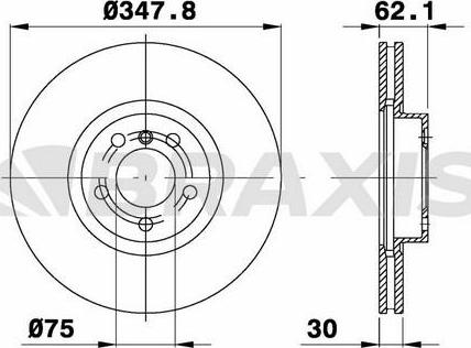 BMW 34111771986 - Bremžu diski www.autospares.lv