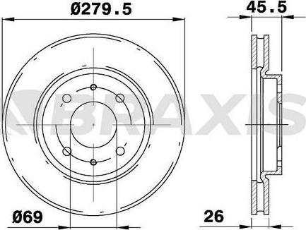 Febi Bilstein 28441 - Bremžu diski www.autospares.lv