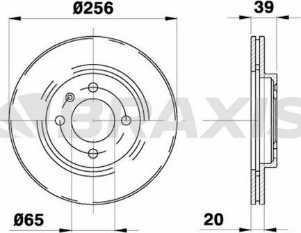 Braxis AE0041 - Bremžu diski www.autospares.lv