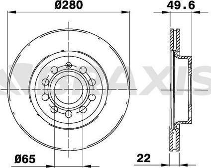 Braxis AE0011 - Bremžu diski autospares.lv