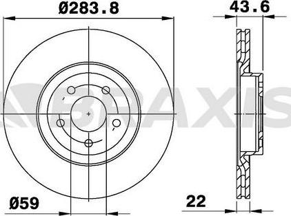 Braxis AE0078 - Bremžu diski www.autospares.lv