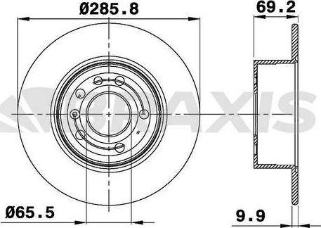 DON PCD12402 - Bremžu diski autospares.lv