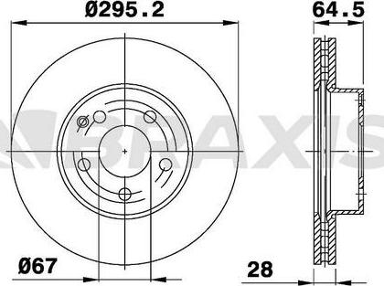 Ferodo DDF1693-1 - Bremžu diski www.autospares.lv