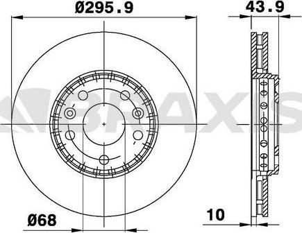 Braxis AE0138 - Bremžu diski www.autospares.lv