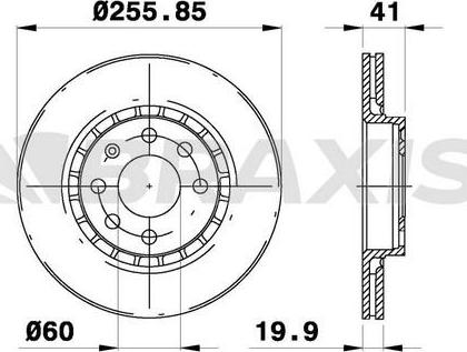 Braxis AE0206 - Bremžu diski autospares.lv