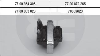 Brecav 211.007E - Aizdedzes spole www.autospares.lv