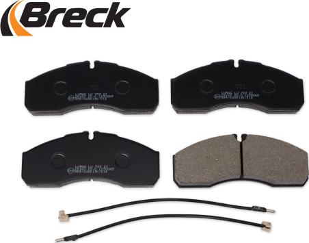 Breck 29160 00 703 00 - Bremžu uzliku kompl., Disku bremzes www.autospares.lv