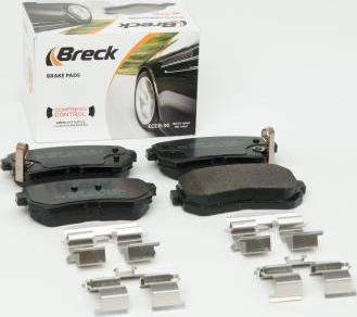 Breck 24949 00 704 00 - Bremžu uzliku kompl., Disku bremzes www.autospares.lv