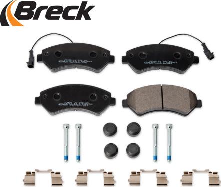 Breck 24467 00 703 20 - Bremžu uzliku kompl., Disku bremzes autospares.lv