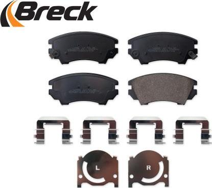 Breck 24412 00 701 10 - Bremžu uzliku kompl., Disku bremzes www.autospares.lv