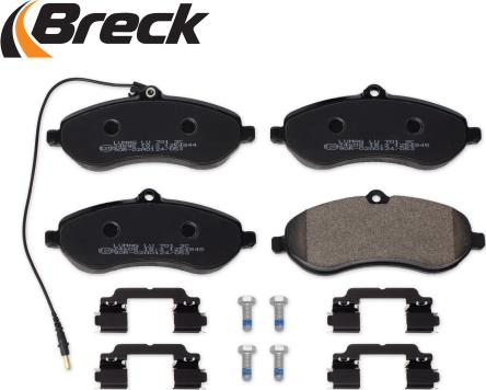 Breck 24595 00 701 00 - Bremžu uzliku kompl., Disku bremzes www.autospares.lv