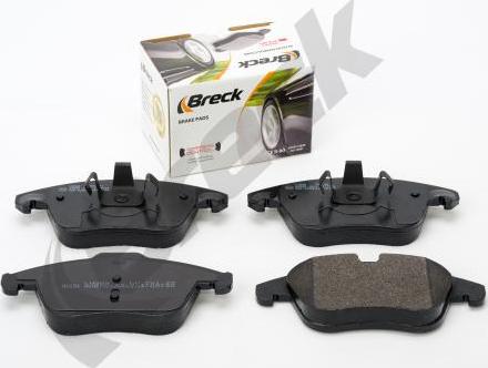 Breck 24557 00 701 00 - Brake Pad Set, disc brake www.autospares.lv