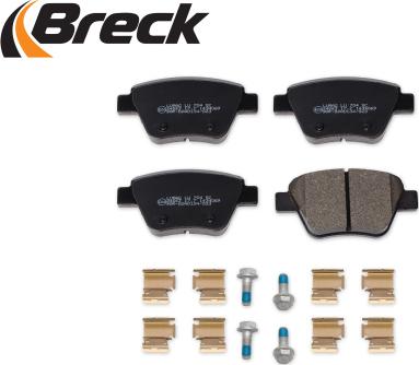 Breck 24563 00 704 00 - Bremžu uzliku kompl., Disku bremzes www.autospares.lv