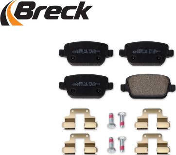 Breck 24537 00 702 10 - Bremžu uzliku kompl., Disku bremzes www.autospares.lv