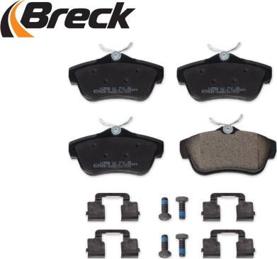 Breck 24578 00 702 00 - Brake Pad Set, disc brake www.autospares.lv