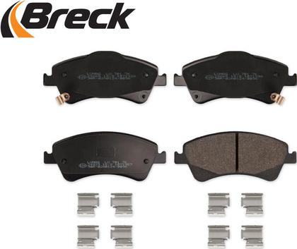 Breck 24668 00 701 00 - Bremžu uzliku kompl., Disku bremzes www.autospares.lv