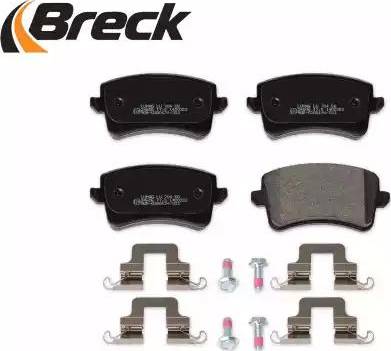 Breck 24606 00 704 10 - Тормозные колодки, дисковые, комплект www.autospares.lv