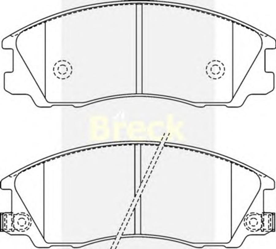 Breck 24059 00 C - Bremžu uzliku kompl., Disku bremzes www.autospares.lv